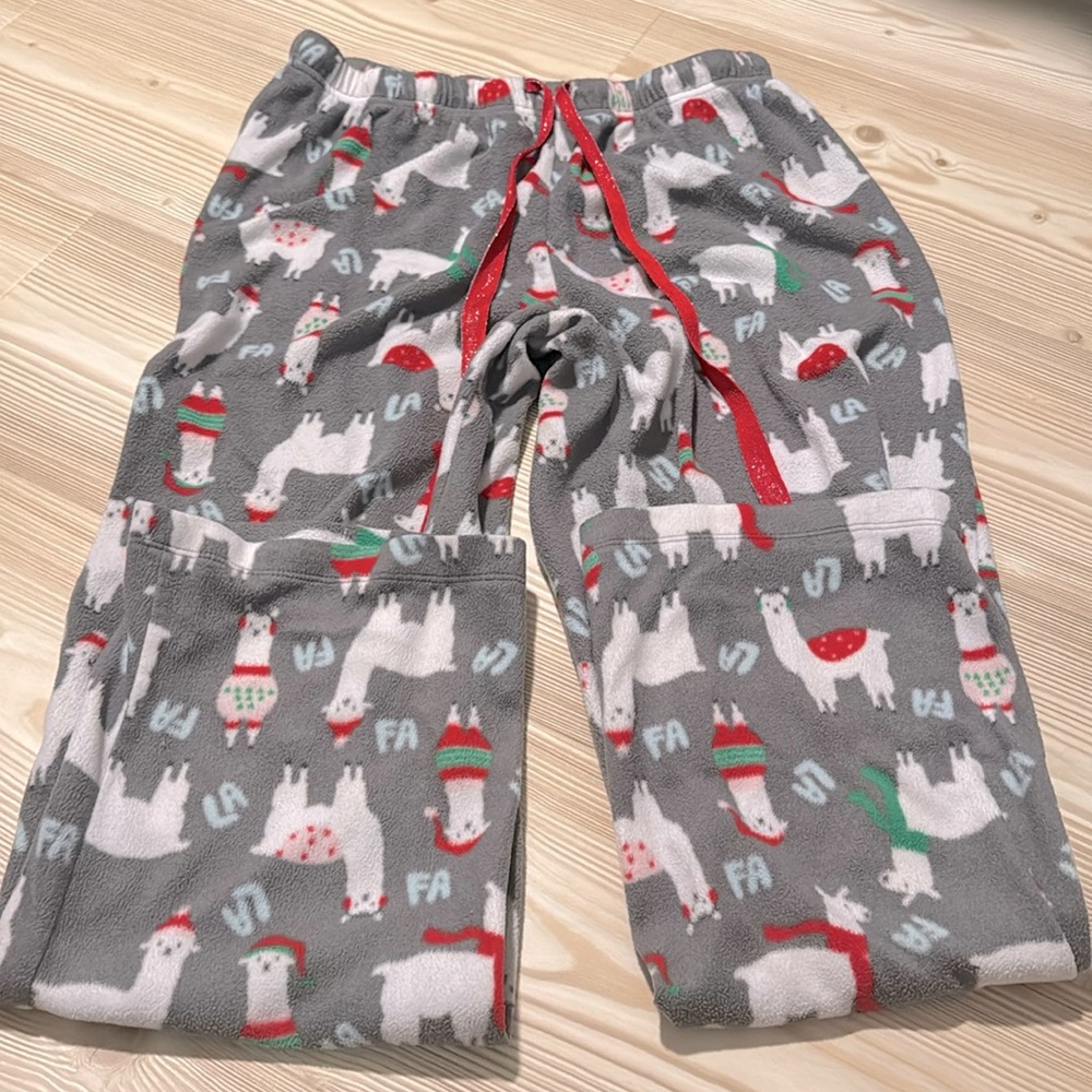 Fleece Festive Llama PJs
